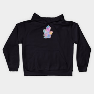 Bright Colourful Crystal Shard Kids Hoodie